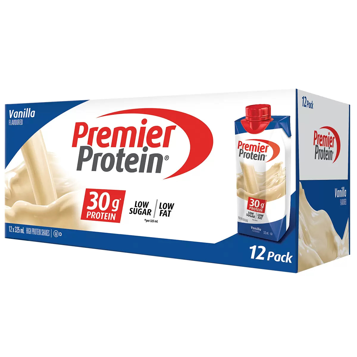 Premier Protein Shakes Vanilla Flavour 24 x 325ml Bottles