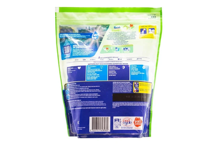 Finish Ultimate Pro All In 1 Perfume-Free 288 Dishwasher Tablets 6 x 48 Packs