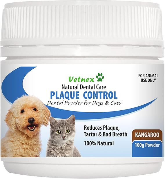 Vetnex Plaque Control Powder for Dogs & Cats 100g
