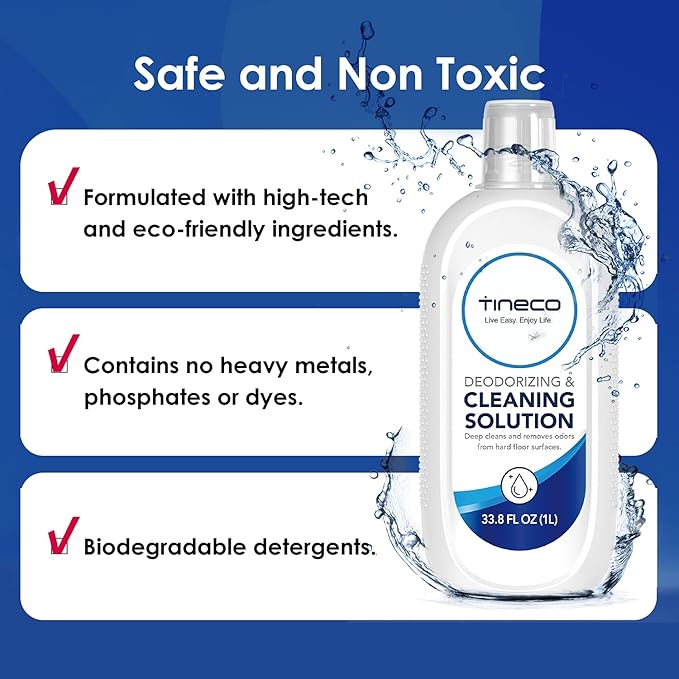 Tineco Wet Dry Vacuum Floor Cleaner 1L Refill Safe for Sealed Floors Fast-Drying Formula