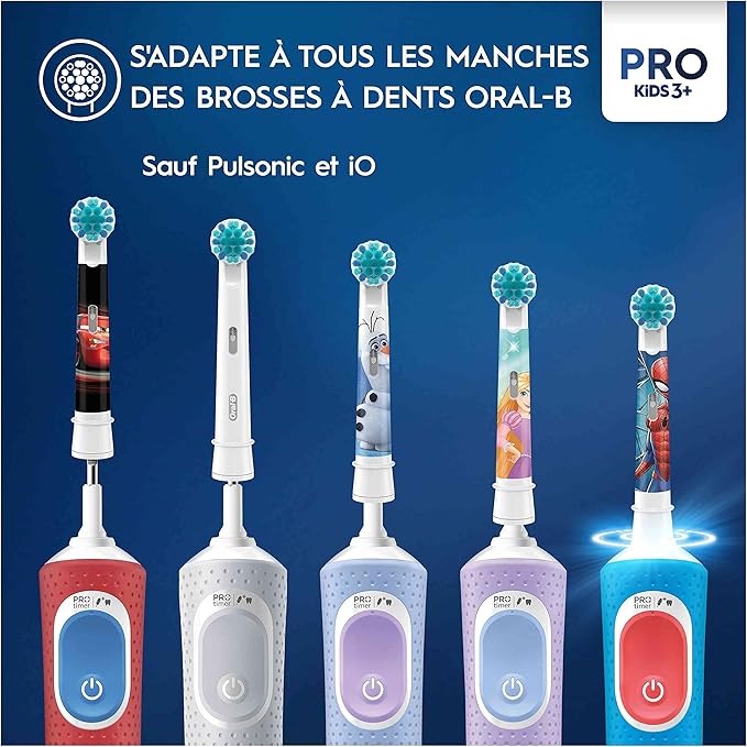 Oral-B Pro Kids Spiderman Brush Heads 4-Pack Soft & Gentle Cleaning