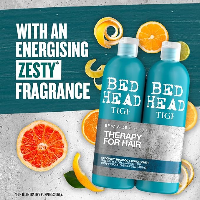 TIGI Bed Head Recovery Shampoo & Conditioner 2x750ml For Dry Damaged Hair