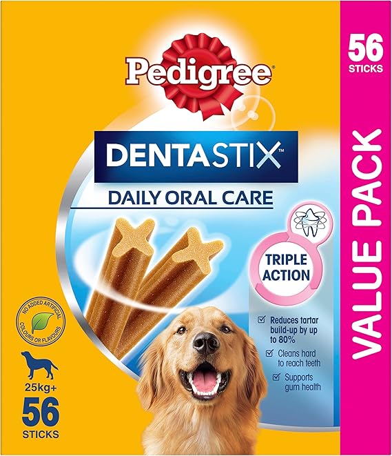 PEDIGREE DentaStix Dental Treats for Large Dogs 56 Count