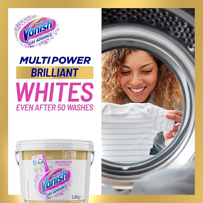Vanish Napisan Gold 3 kg Crystal White Booster Powder