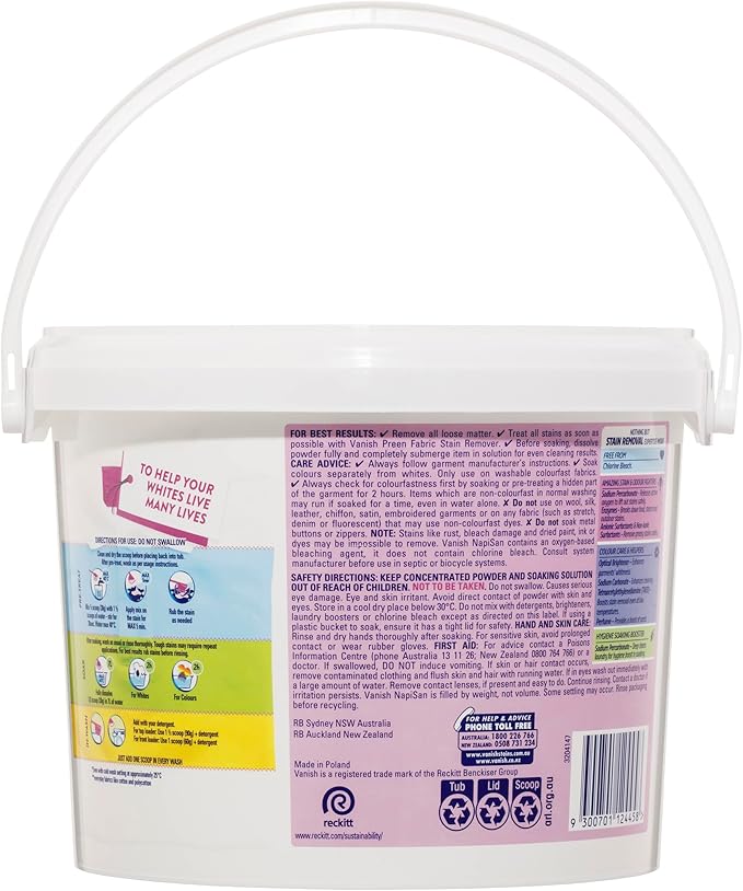 Vanish Napisan Gold 3 kg Crystal White Booster Powder