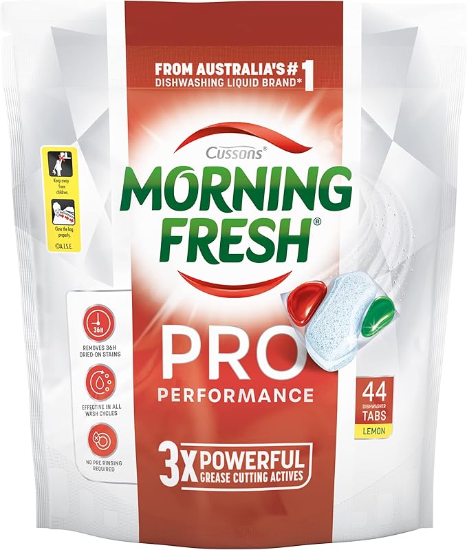 Morning Fresh 132 Dishwasher Tablets Pro Strength Cleaning Mega Value Pack