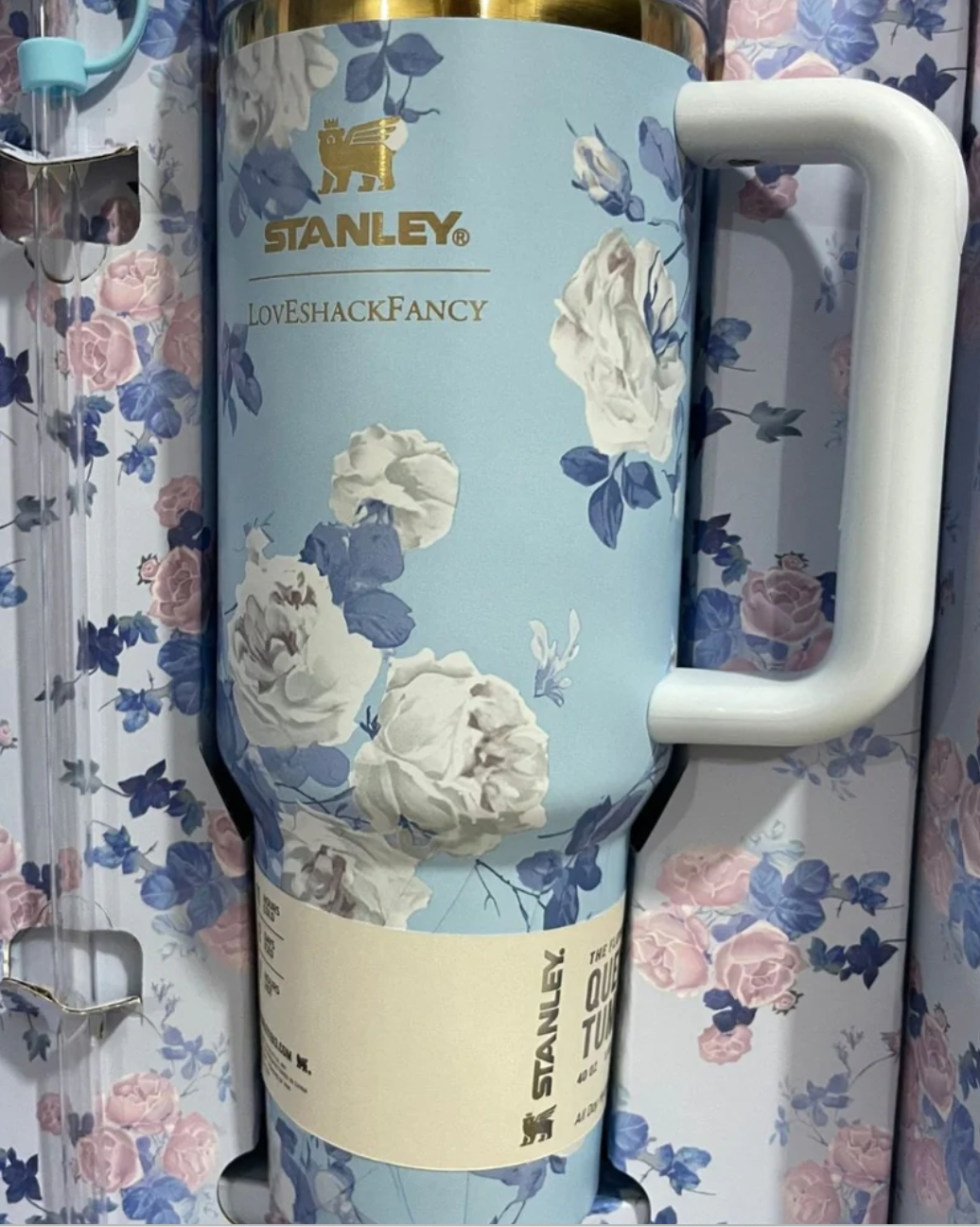 40oz Stanly Stainless Steel Vacuum Insulated Tumbler Blue