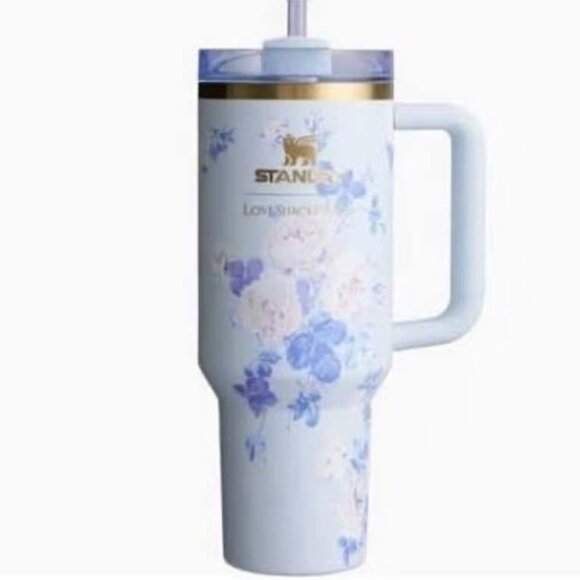 40oz Stanly Stainless Steel Vacuum Insulated Tumbler Blue