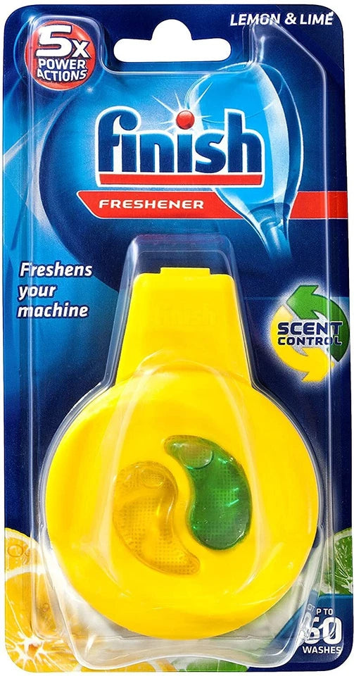 Finish Triple Pack Dishwasher Freshener Lemon & Lime Fights Odours
