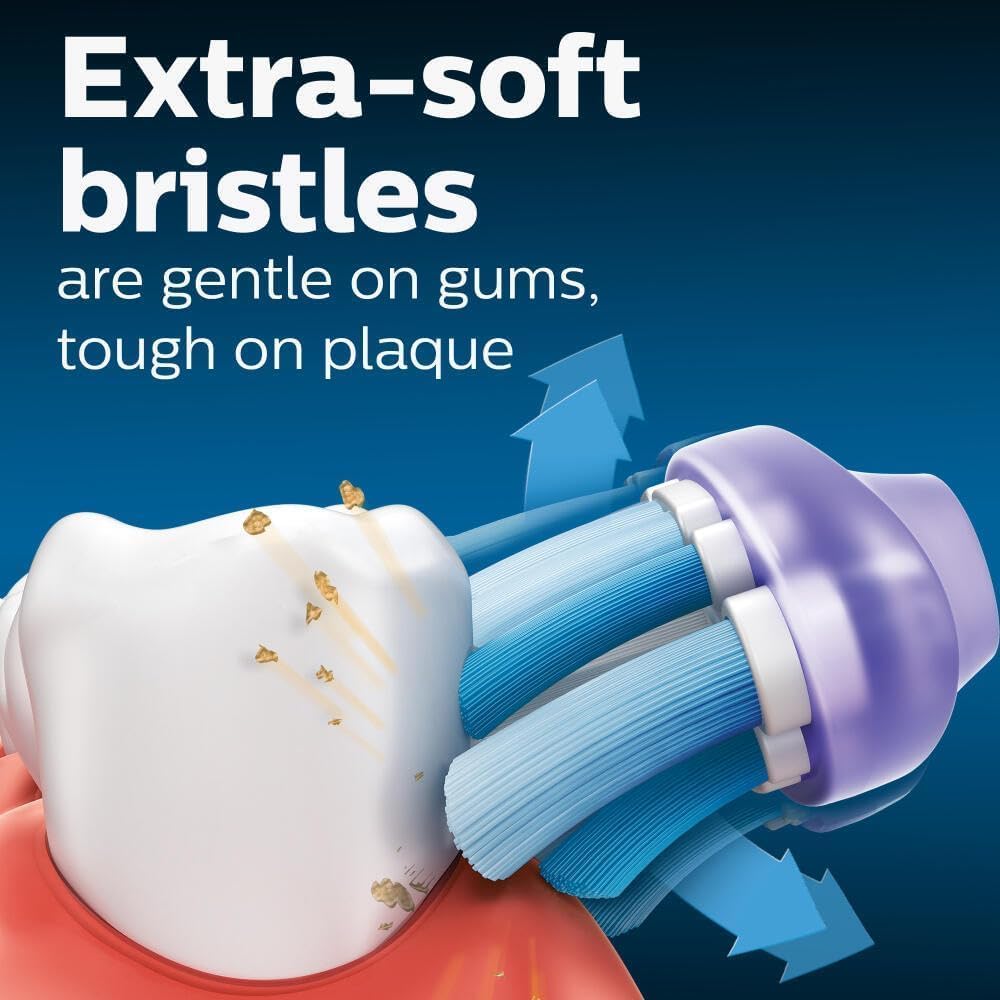 Philips Sonicare Compatible G3 Premium Gum Care Brush Heads 4-Pack White