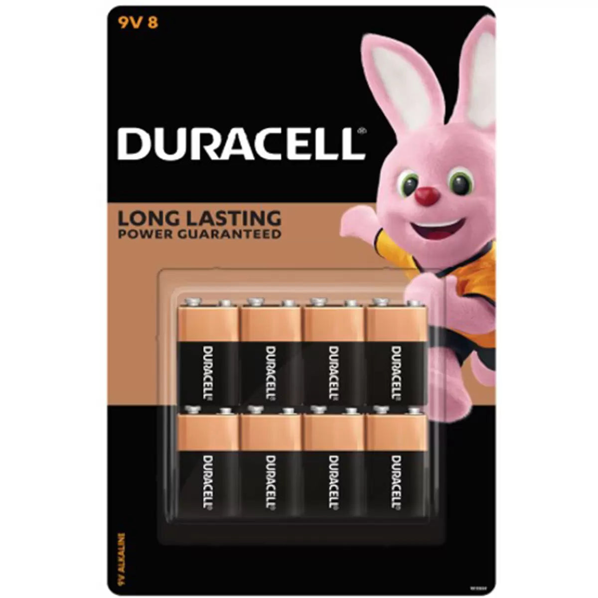 Duracell 9V Batteries Reliable Power 8 Count