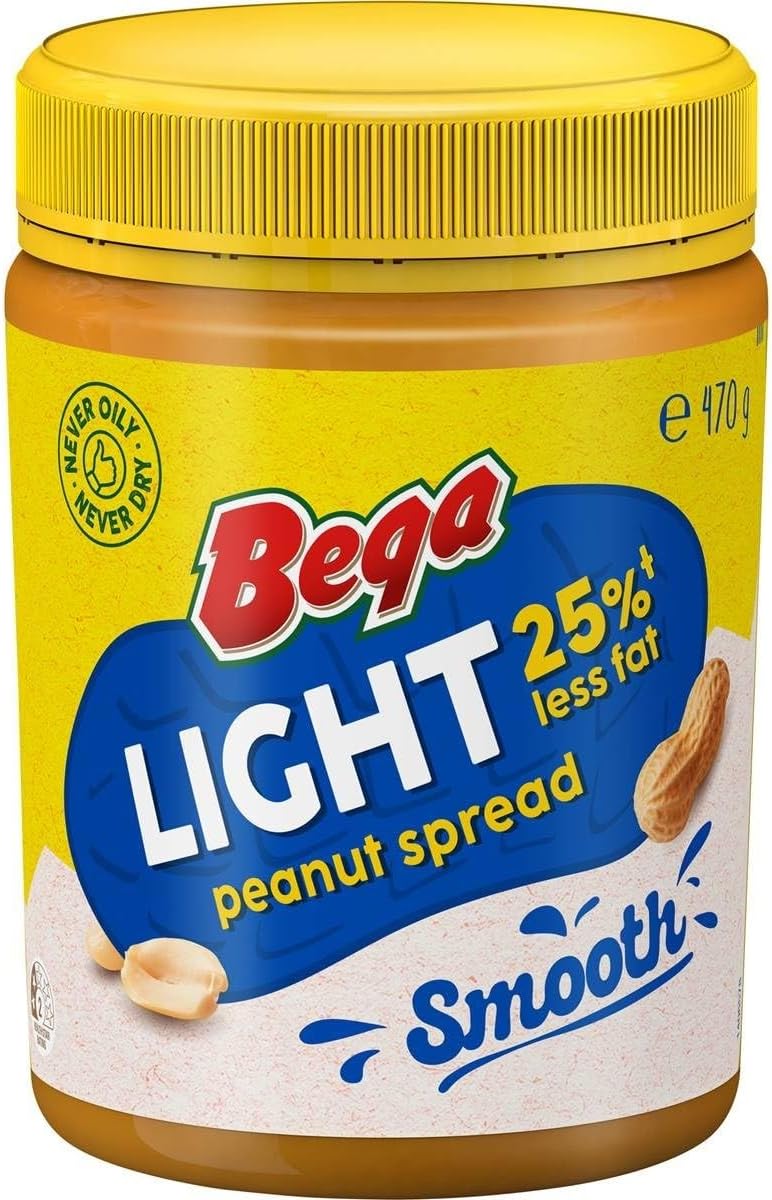 Peanut Butter 470g Bega Core Light Smooth