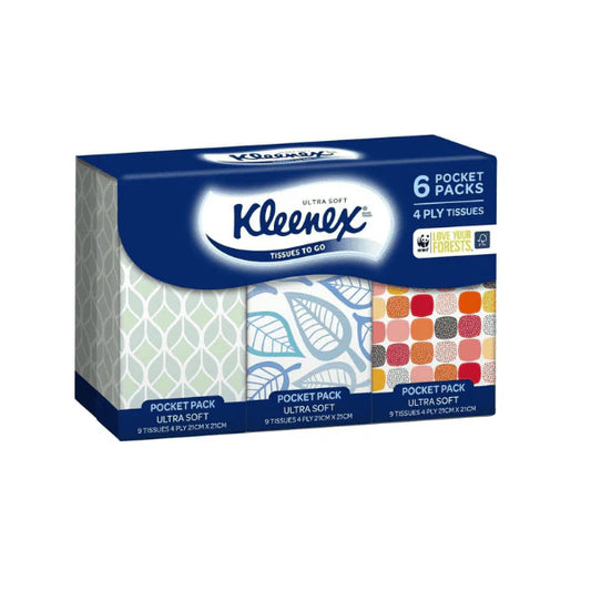 Everyday 54 Count Pocket Count Kleenex Facial Tissues