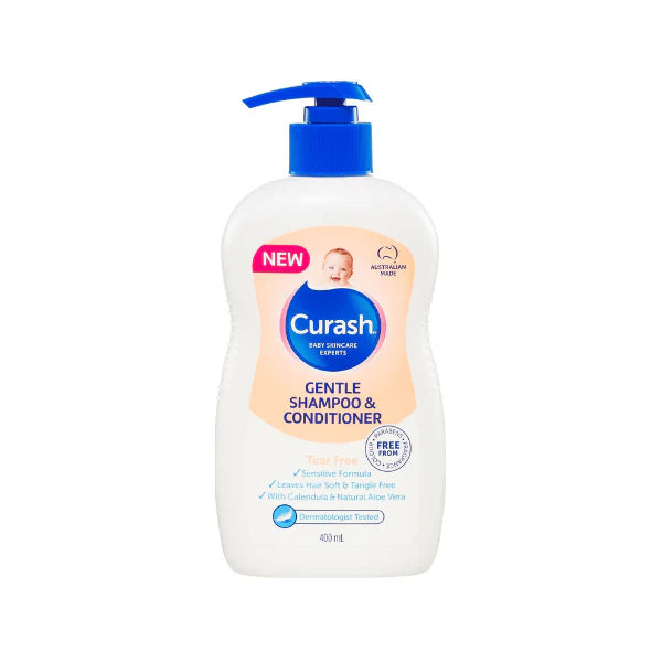 Curash Gentle Shampoo Conditioner for Newborns and Toddlers 400ml