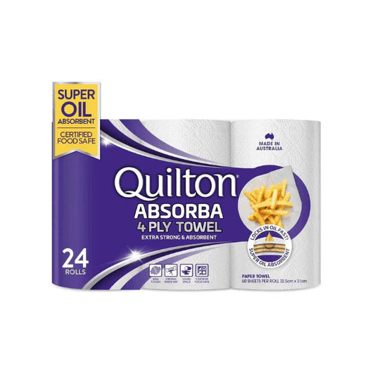 Quilton 24 Pack Absorba Paper Towel Rolls