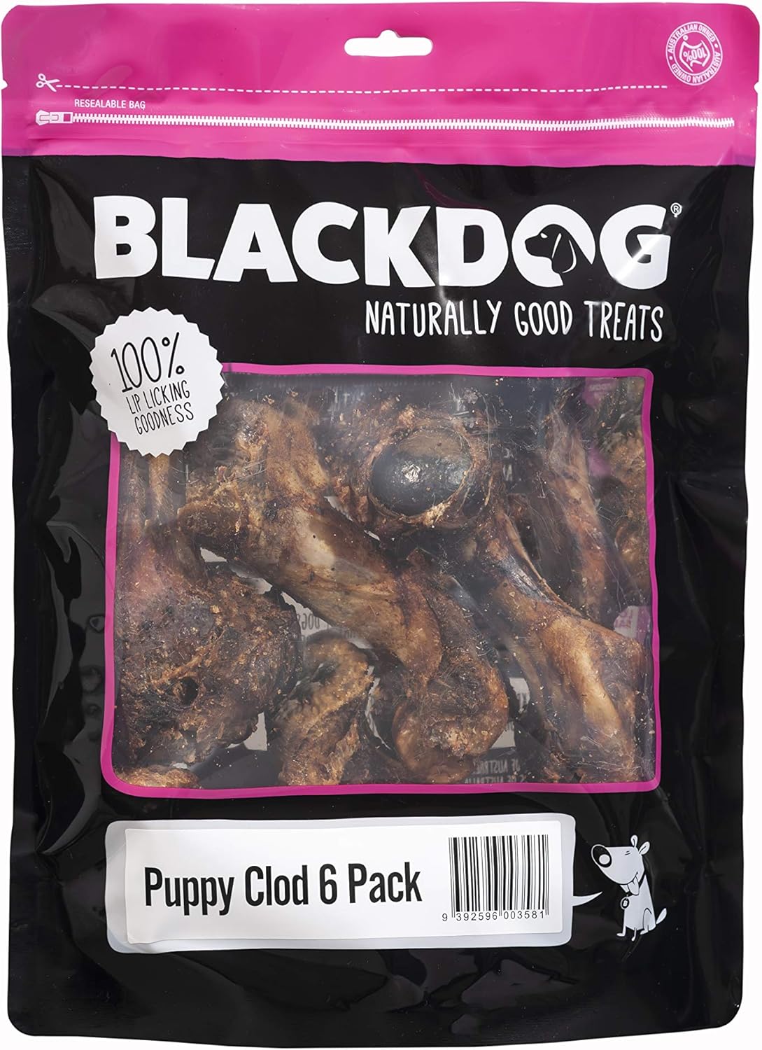 Delicious Treats for Puppies BLACKDOG Puppy Bones For Dog Pack Of 6