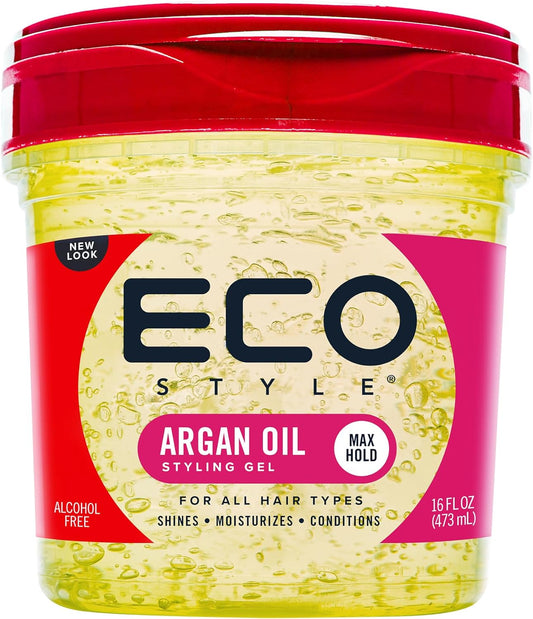 Nourishing Styling Gel Eco Style Moroccan Argan Oil 473ml