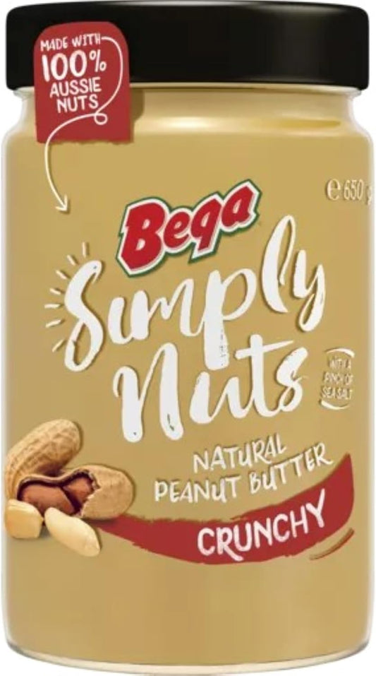 Bega Peanut Butter Simply Nuts Crunchy 650g