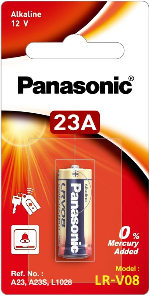 Panasonic Car Alarm Battery 12V Alkaline pack of 1