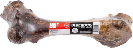 Delicious Chew BLACKDOG Beef Bones Treats for Medium and Large Dogs