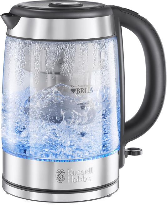 Russell Hobbs Glass clear kettle Brita Glass Kettle RHK550 1.7 L