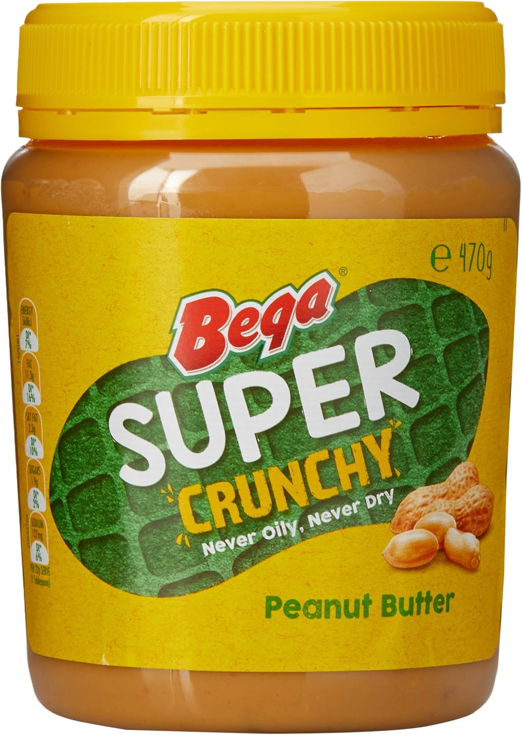 470g Bega Super Crunchy Peanut Butter