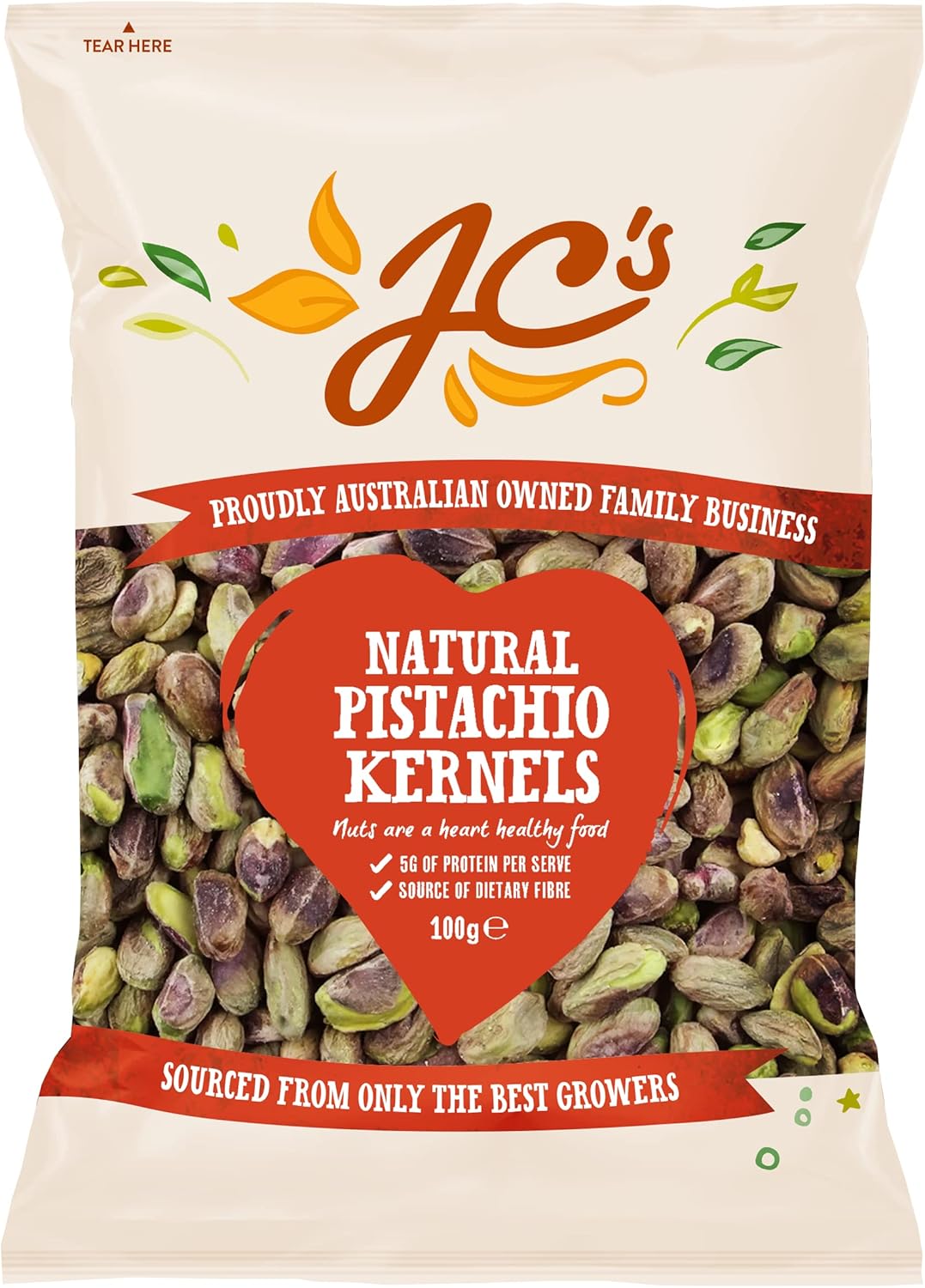 J.C.'s Quality Pistachio Kernels Foods Shelled