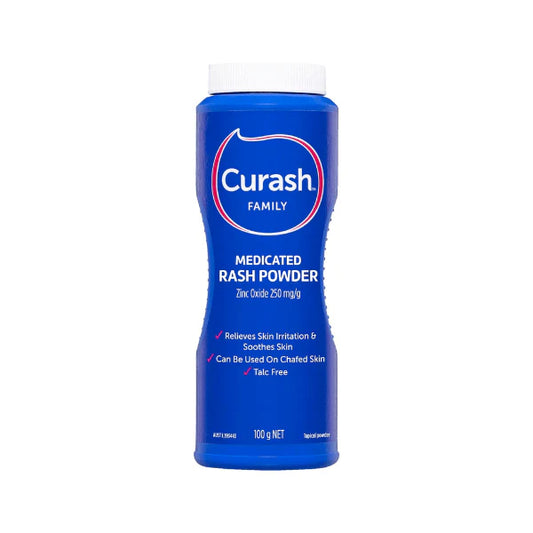 100g Curash Family Anti-Rash Powder  Soothes Prevents and Absorbs Moisture