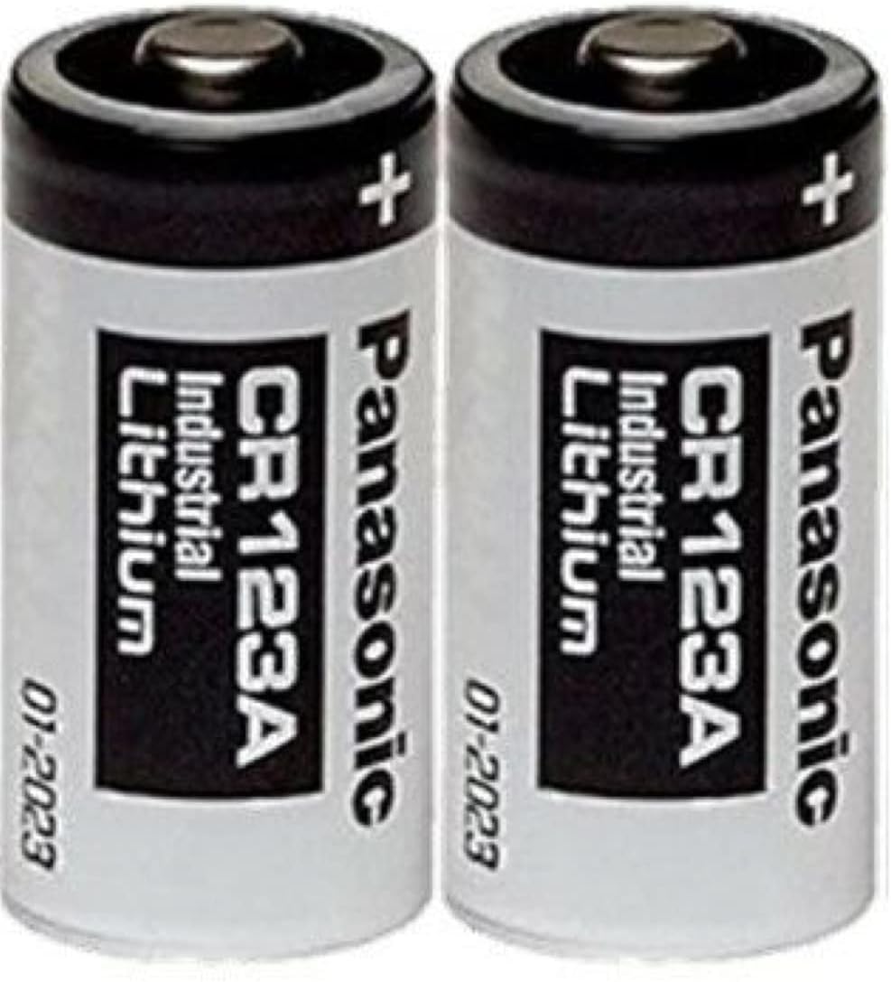 Panasonic Lithium Batteries CR123 Photo Pack of 2