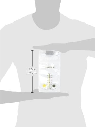 Medela Freezer-Safe Breast Milk Storage Bags, 180ml, Resealable, 50 Pack