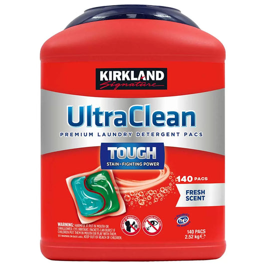 Kirkland Signature Laundry Detergent Pacs 140 Count Ultra-Concentrated
