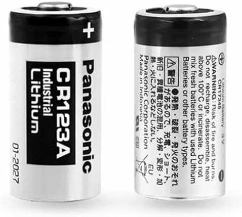 Panasonic Lithium Batteries CR123 Photo Pack of 2