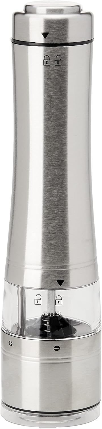 Russell Hobbs Electric Grinders Silver RHPK4000 Salt And Pepper Mills