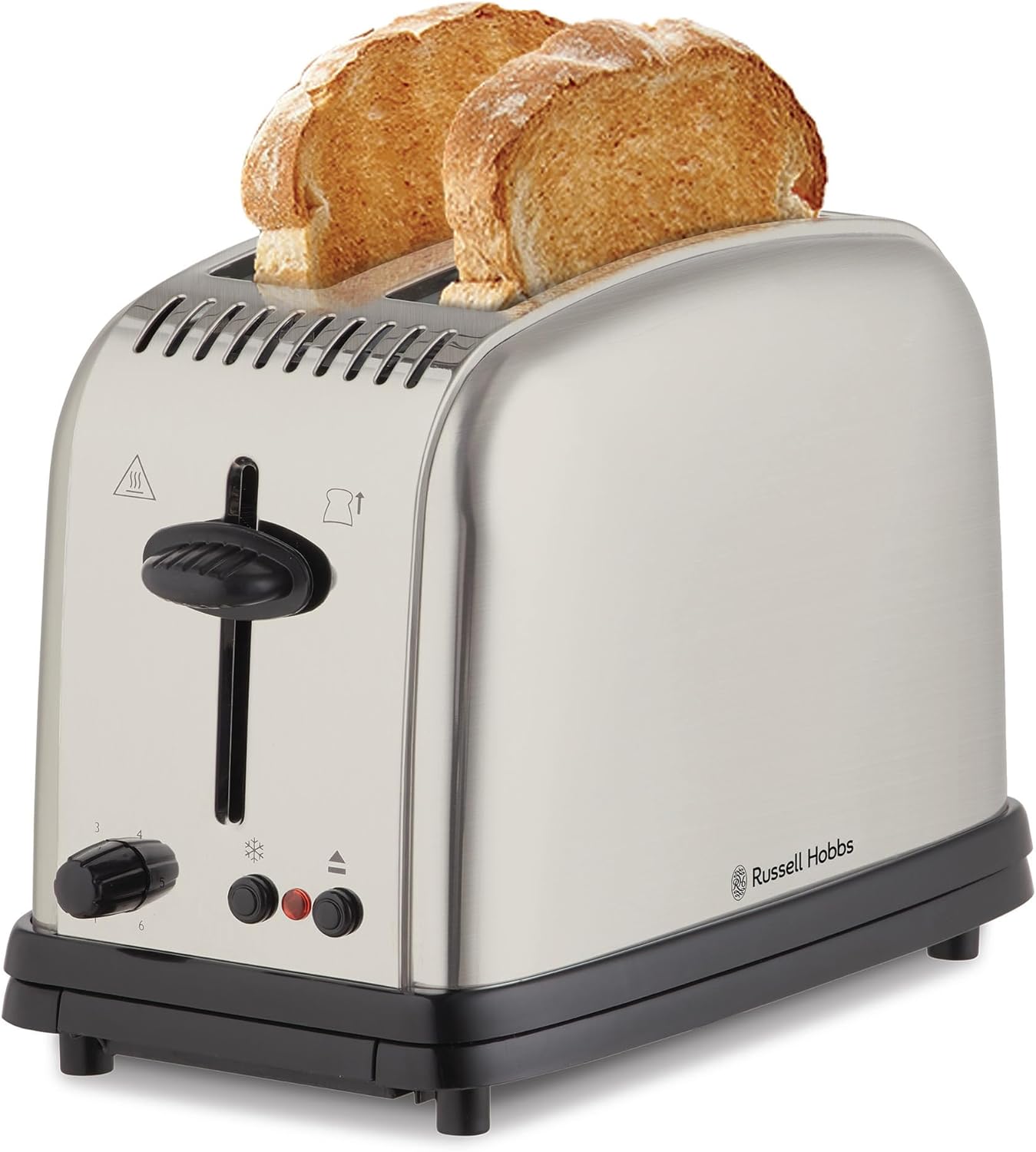 Russell Hobbs Slice Toaster Silver RHT12BRU Classic 2