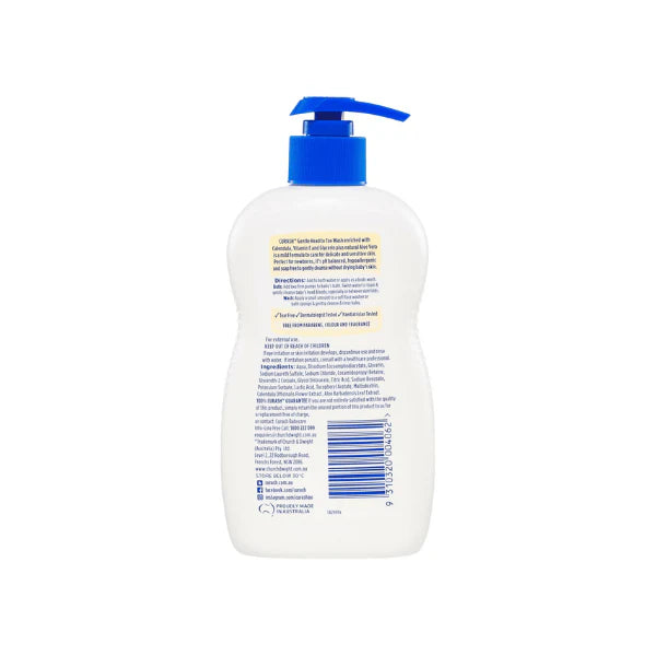 Curash 400ml Head to Toe Wash for Newborns and Sensitive Skin Natural Ingredients