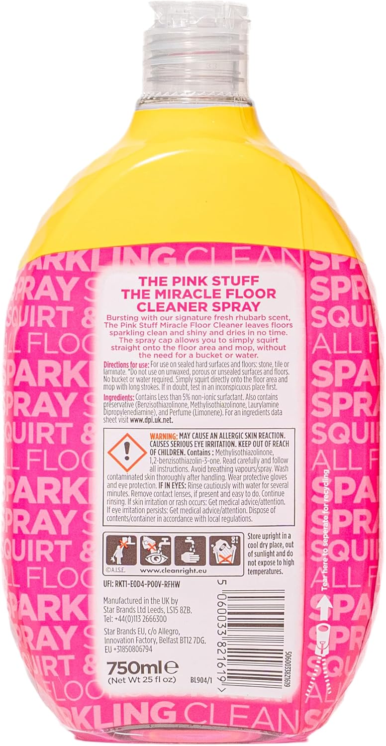 The Pink Stuff Spray 750ml Miracle Floor Cleaning