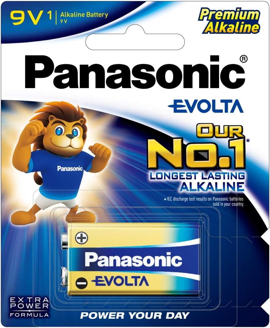 Panasonic Coin Lithium Battery CR2016 3V Pack of 2 (6LR61EG/1B)