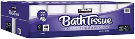 Kirkland Signature 3 Ply Bath Tissue 48 x 270 Sheets