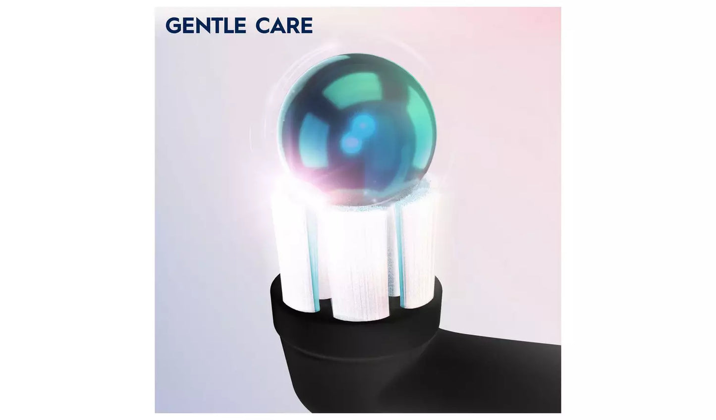 Oral-B iO Gentle Care Replacement Brush Heads Black 4-Pack