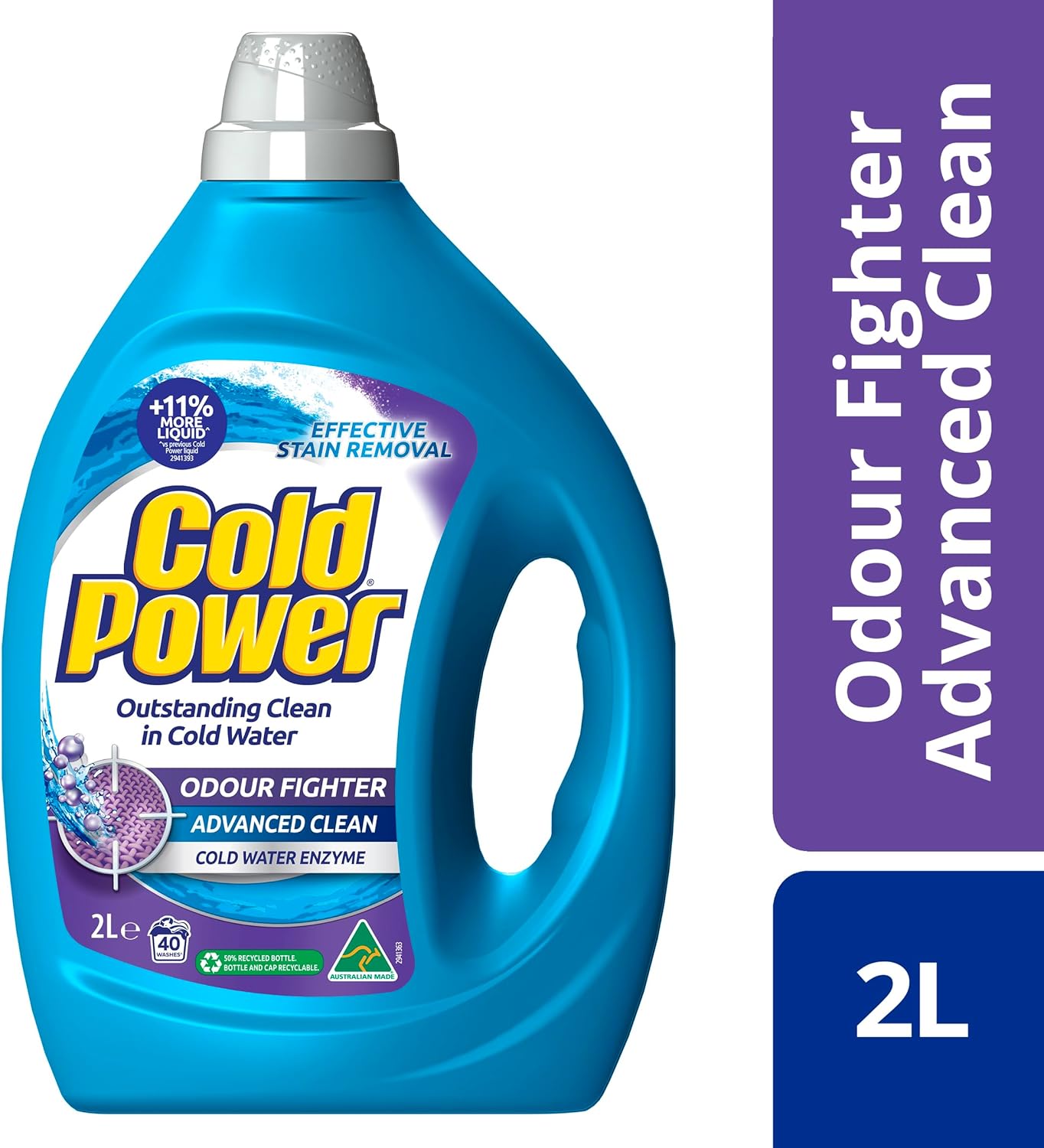 2L Laundry Detergent Liquid Cold Power Effective Odour Control