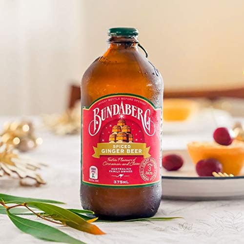 Bundaberg Spiced Ginger Beer – 24 x 375ml Bottles of Bold Zesty Refreshment