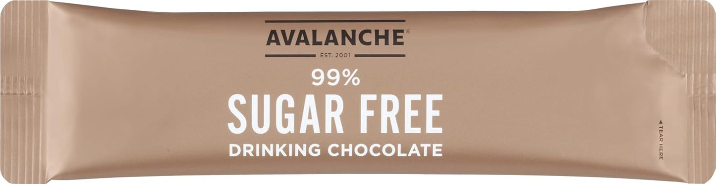 Avalanche 10 Coffee Sticks 200 g 99% Sugar Free Drinking Chocolate