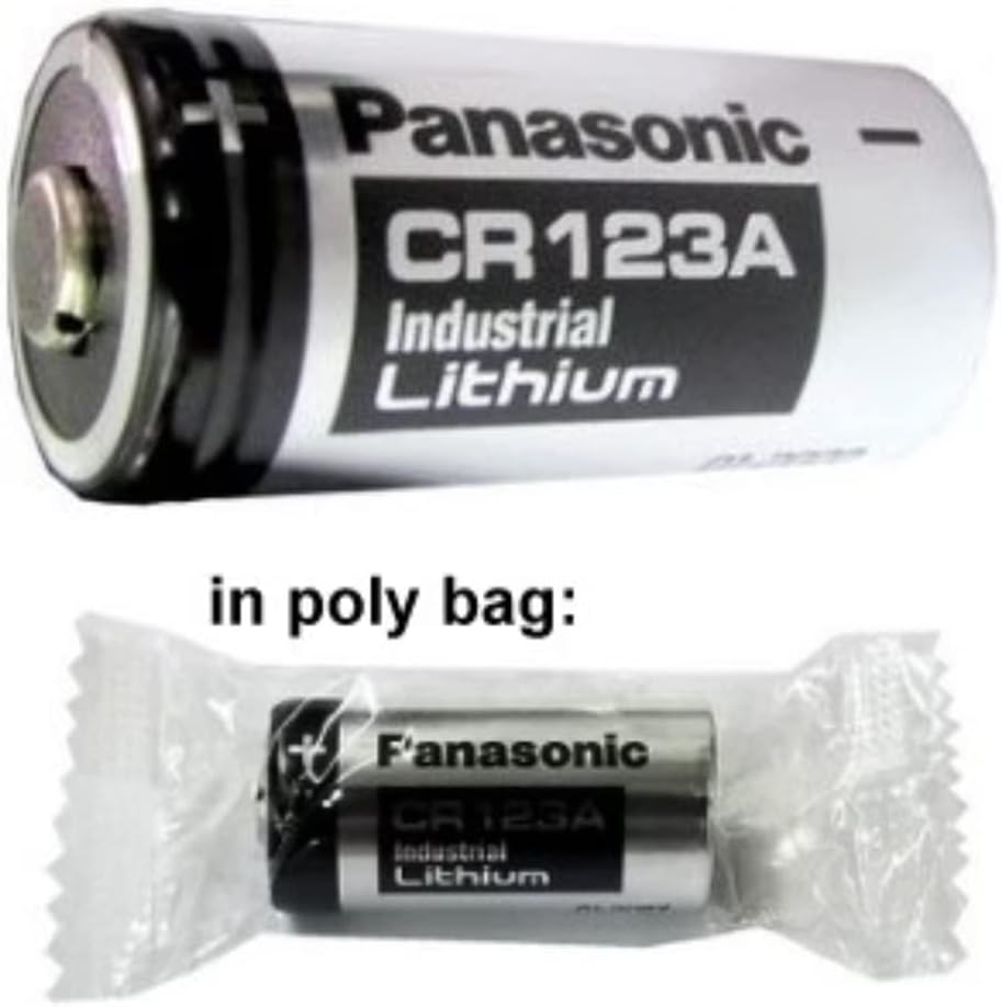 Panasonic Lithium Batteries CR123 Photo Pack of 2