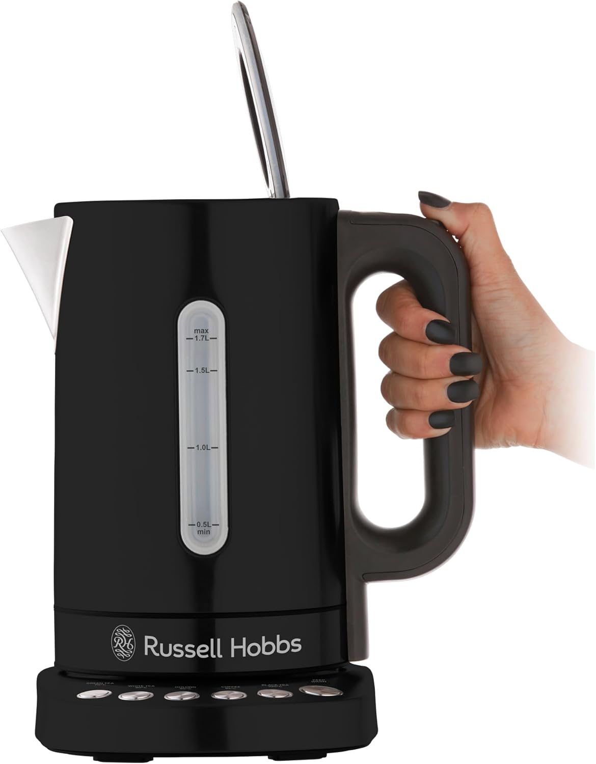 Matte Black Russell Hobbs Addison Kettle RHK510BLK 1.7 L