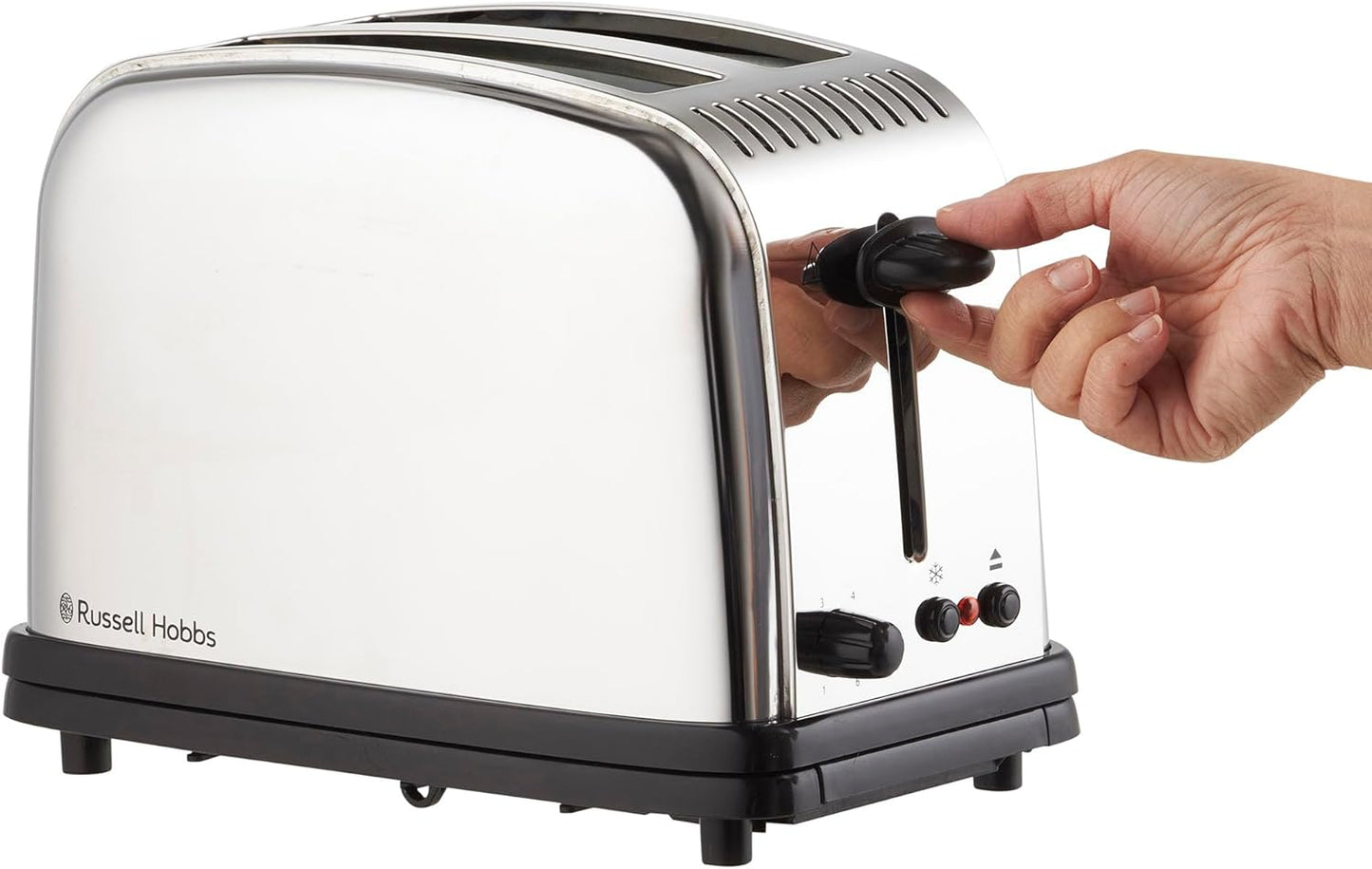 Russell Hobbs Slice Toaster Silver RHT12BRU Classic 2