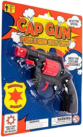 Cap Gun Super Toy Gun, Black