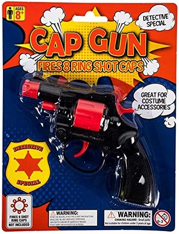 Cap Gun Super Toy Gun, Black