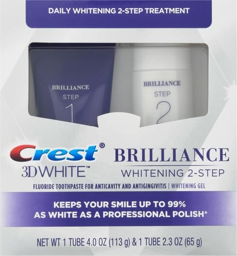 Crest 3D White Brilliance Toothpaste, Teeth Whitening