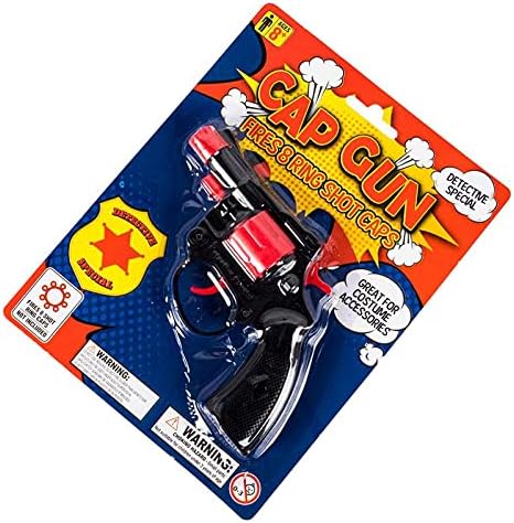 Cap Gun Super Toy Gun, Black