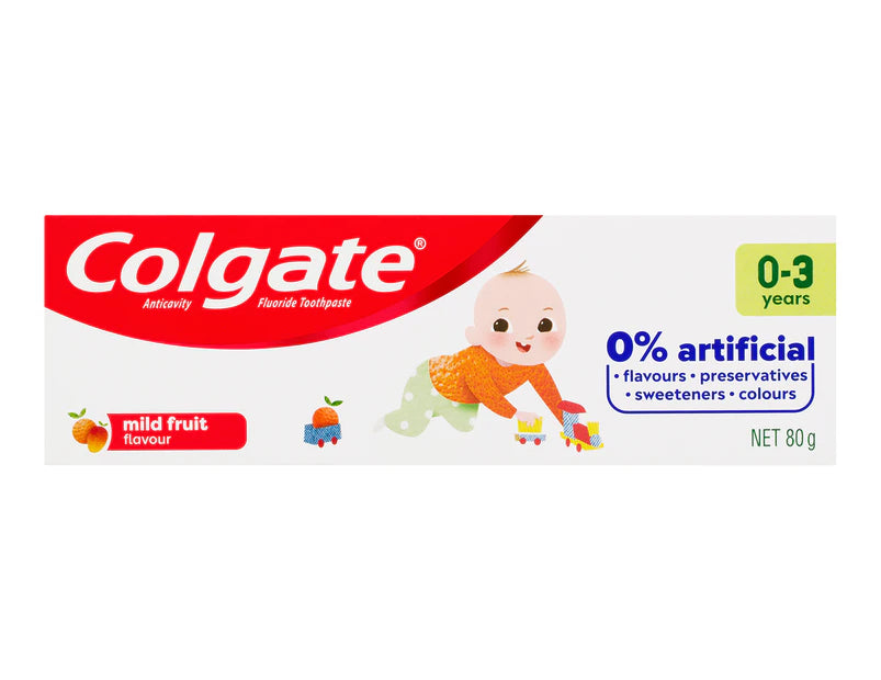 Colgate Kids Anti-Cavity Toothpaste 3 x  80g - Mild Fruit